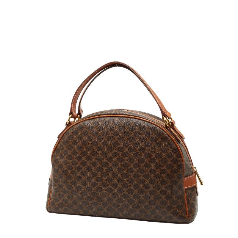 Celine Macadam Brown PVC Leather Women's Celine