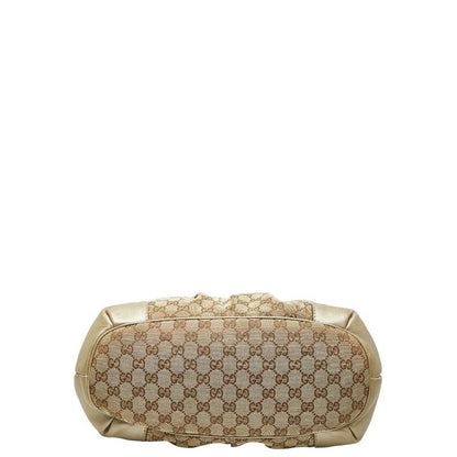 Gucci GG Canvas Sookie Tote Bag Shoulder Bag 2way 285730 Beige Brown Canvas