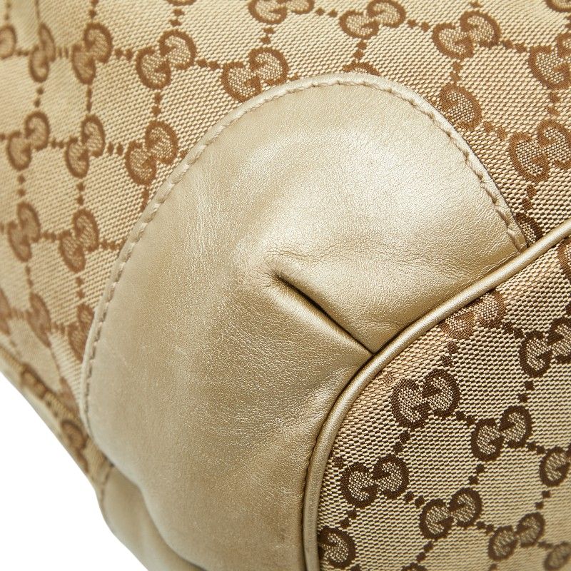 Gucci GG Canvas Sookie Tote Bag Shoulder Bag 2way 285730 Beige Brown Canvas