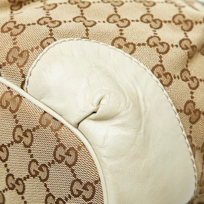 Gucci GG Canvas Sookie Tote Bag Shoulder Bag 2way 285730 Beige Brown Canvas