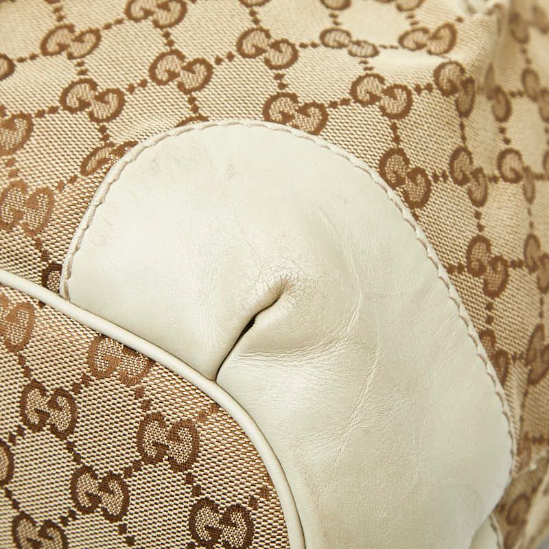 Gucci GG Canvas Sookie Tote Bag Shoulder Bag 2way 285730 Beige Brown Canvas
