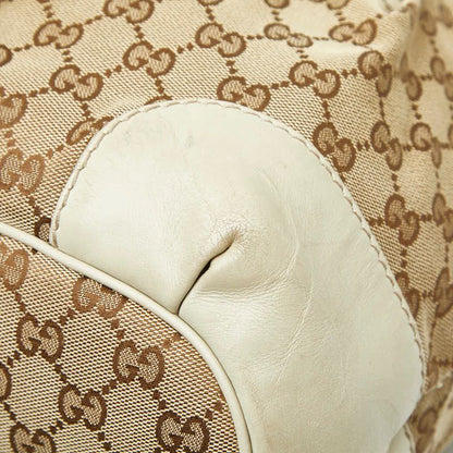 Gucci GG Canvas Sookie Tote Bag Shoulder Bag 2way 285730 Beige Brown Canvas