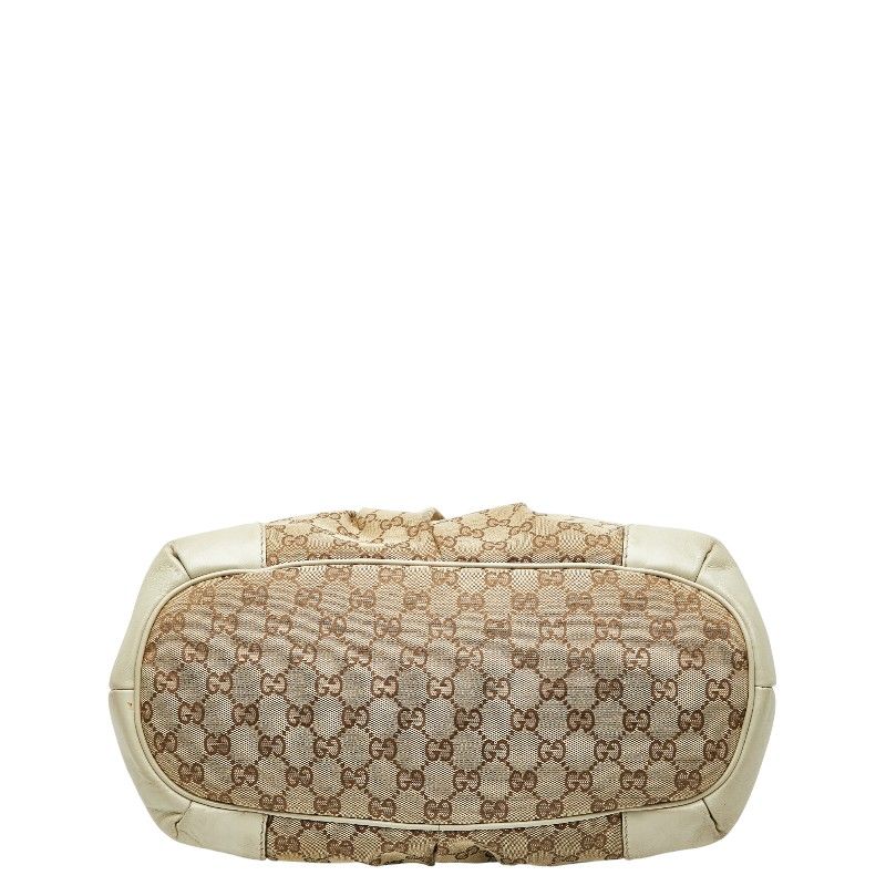 Gucci GG Canvas Sookie Tote Bag Shoulder Bag 2way 285730 Beige Brown Canvas