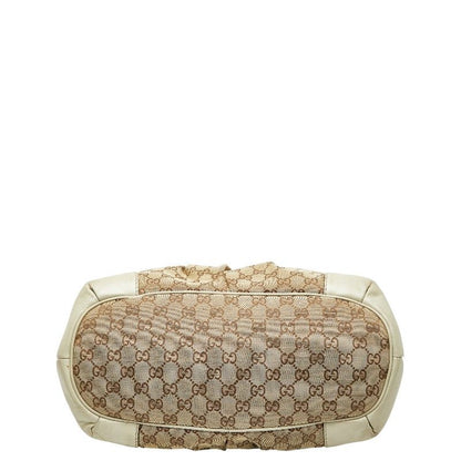 Gucci GG Canvas Sookie Tote Bag Shoulder Bag 2way 285730 Beige Brown Canvas