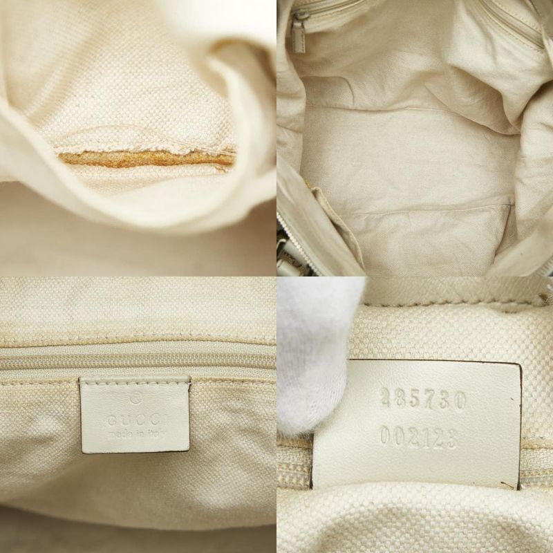 Gucci GG Canvas Sookie Tote Bag Shoulder Bag 2way 285730 Beige Brown Canvas