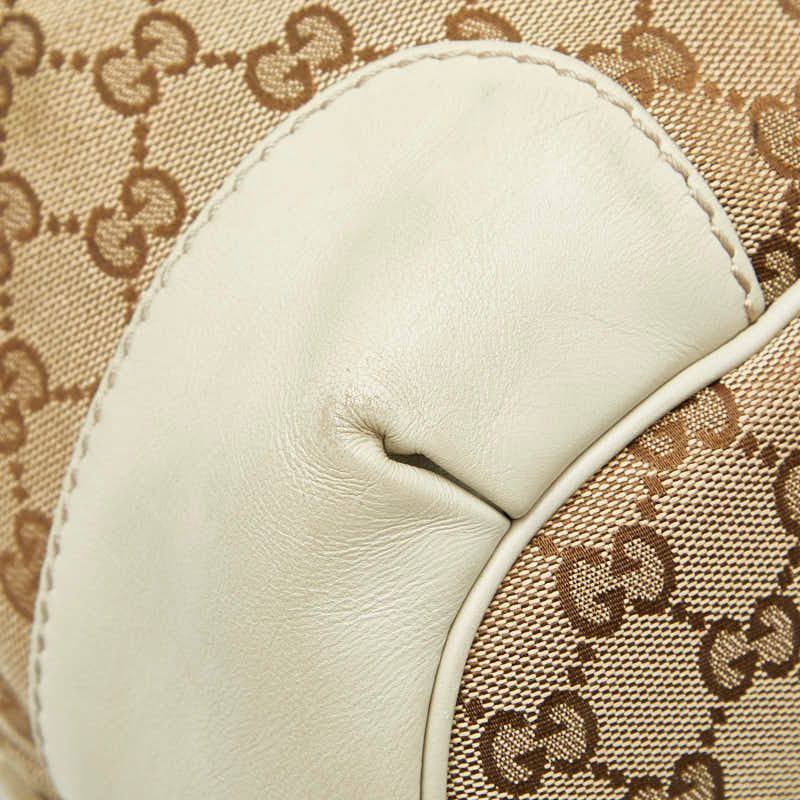 Gucci GG Canvas Sookie Tote Bag Shoulder Bag 2way 285730 Beige Brown Canvas