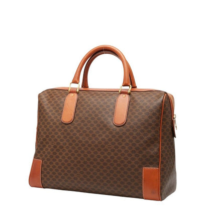 Celine Macadam Brown PVC Leather Women's Celine