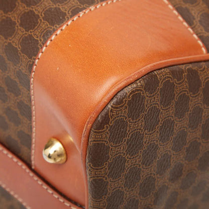 Celine Macadam Brown PVC Leather Women's Celine