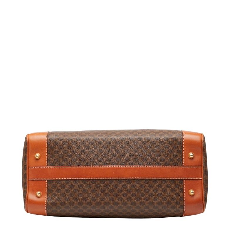 Celine Macadam Brown PVC Leather Women's Celine