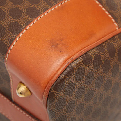 Celine Macadam Brown PVC Leather Women's Celine