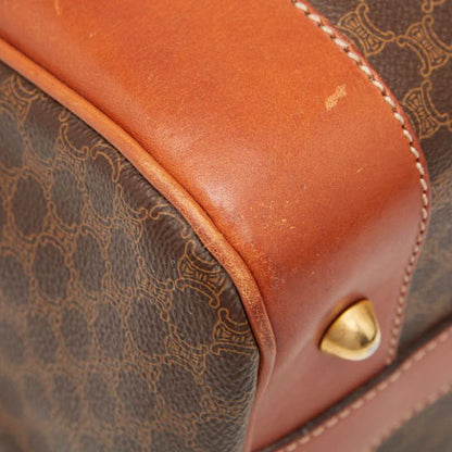 Celine Macadam Brown PVC Leather Women's Celine