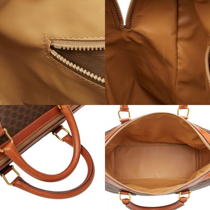 Celine Macadam Brown PVC Leather Women's Celine