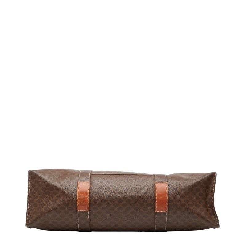 Celine Macadam Brown PVC Leather Women's Celine