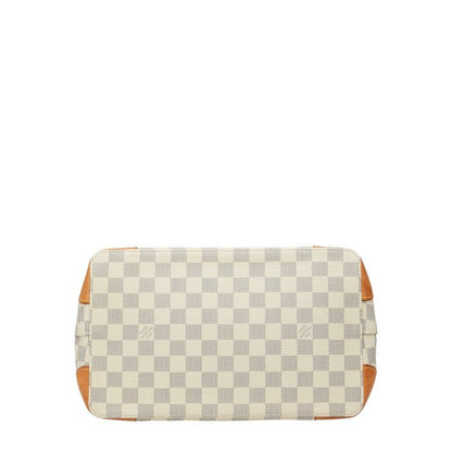 Louis Vuitton Damier Azure Hampstead PM N51207 White PVC Leather Women's Louis