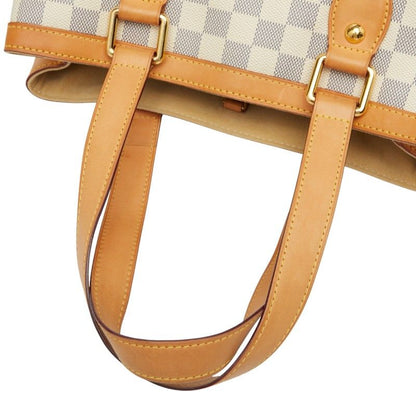 Louis Vuitton Damier Azure Hampstead PM N51207 White PVC Leather Women's Louis