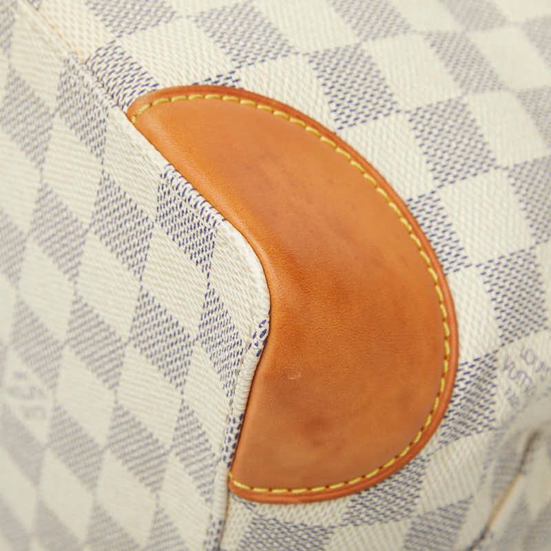 Louis Vuitton Damier Azure Hampstead PM N51207 White PVC Leather Women's Louis