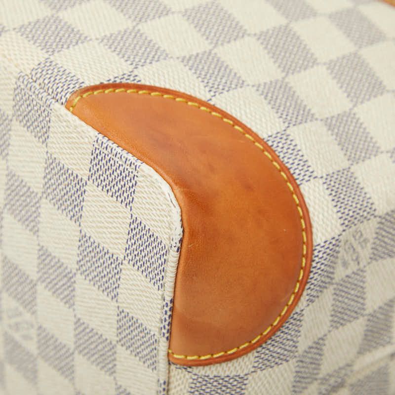 Louis Vuitton Damier Azure Hampstead PM N51207 White PVC Leather Women's Louis