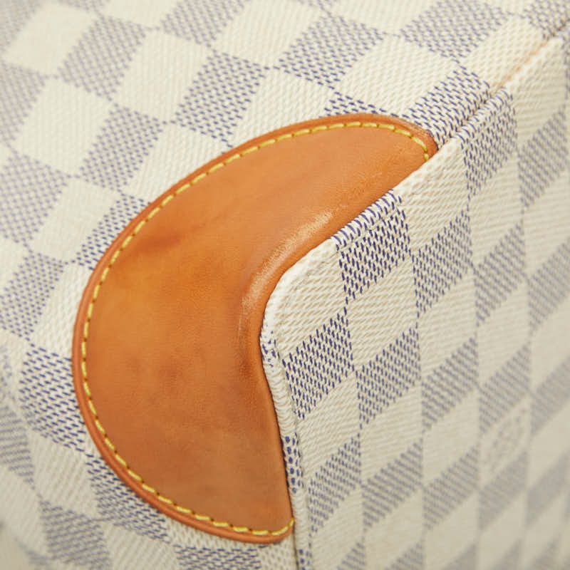 Louis Vuitton Damier Azure Hampstead PM N51207 White PVC Leather Women's Louis