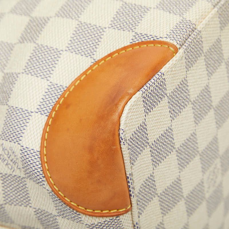 Louis Vuitton Damier Azure Hampstead PM N51207 White PVC Leather Women's Louis