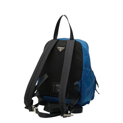 Prada Rucksack Sac Rucksack Backpack V418 Blue Black Nylon Ladies Prada