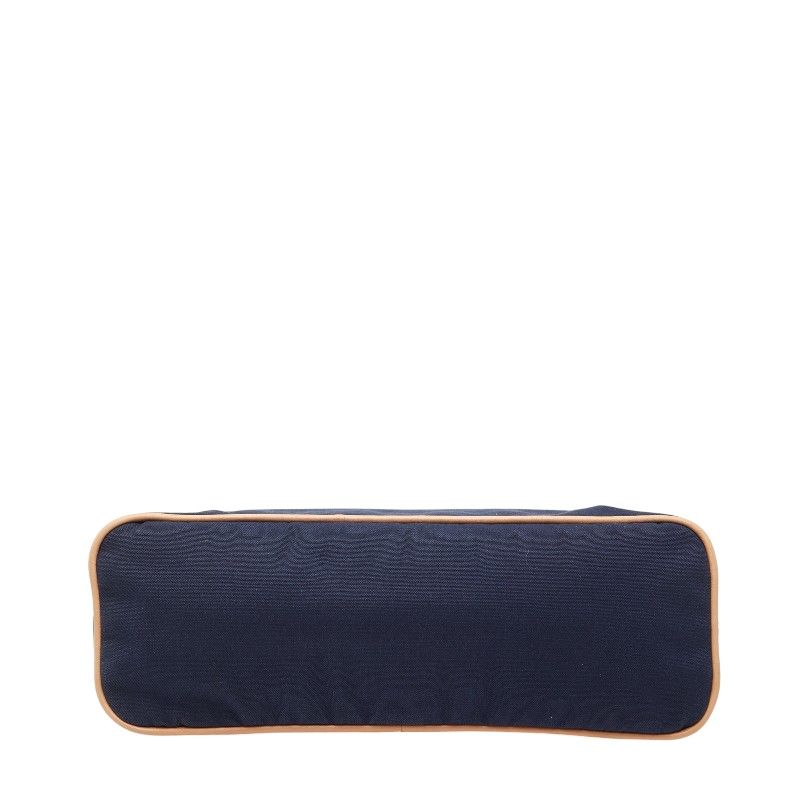 Hermes Bolide Pouch GM Navy Canvas Leather Women's Hermes