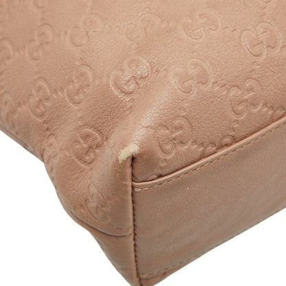 Gucci Guccissima Tote Bag Handbag 211138 Beige Leather Women's Gucci