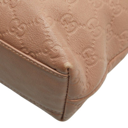 Gucci Guccissima Tote Bag Handbag 211138 Beige Leather Women's Gucci