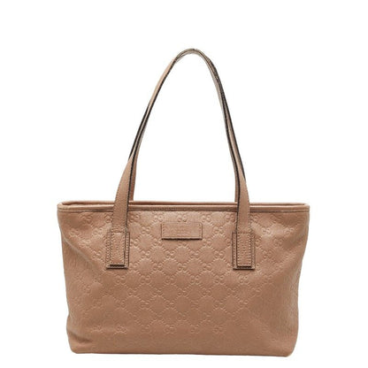 Gucci Guccissima Tote Bag Handbag 211138 Beige Leather Women's Gucci