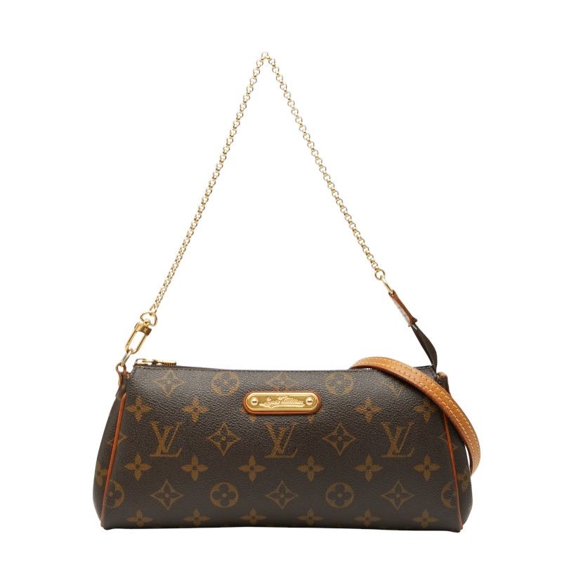 Louis Vuitton Monogram Eva Handbag Shoulder Bag 2way M95567 Brown PVC Leather