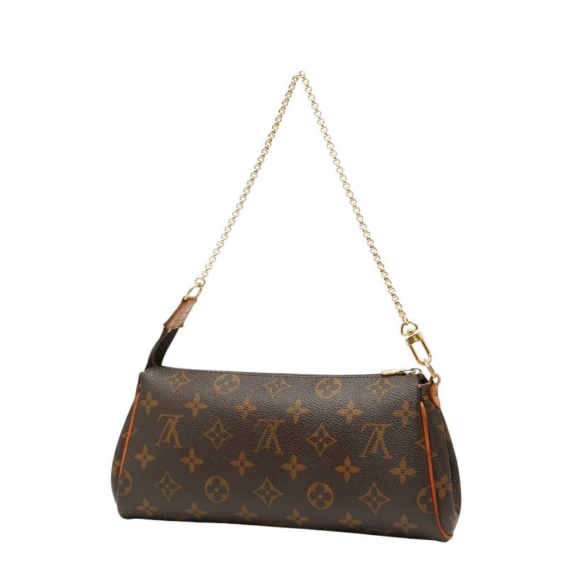 Louis Vuitton Monogram Eva Handbag Shoulder Bag 2way M95567 Brown PVC Leather
