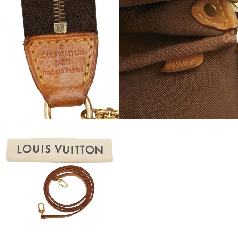 Louis Vuitton Monogram Eva Handbag Shoulder Bag 2way M95567 Brown PVC Leather