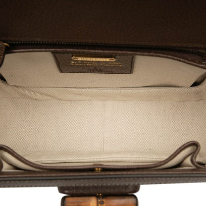 Gucci 100th Anniversary Model Music Is Mine Bamboo Handbag Shoulder Bag 2way