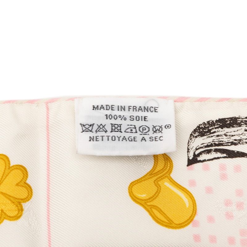 Hermes Twilly Garde Robe Pop Garde Robe Pop White Multicolor Silk Ladies Hermes