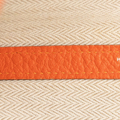 Hermes Garden Party PM Tote Bag Handbag Orange Negonda Ladies Hermes