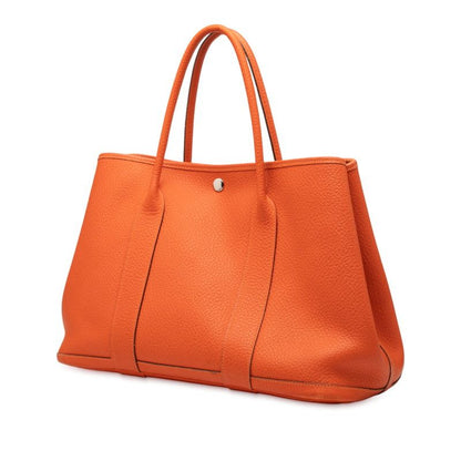 Hermes Garden Party PM Tote Bag Handbag Orange Negonda Ladies Hermes