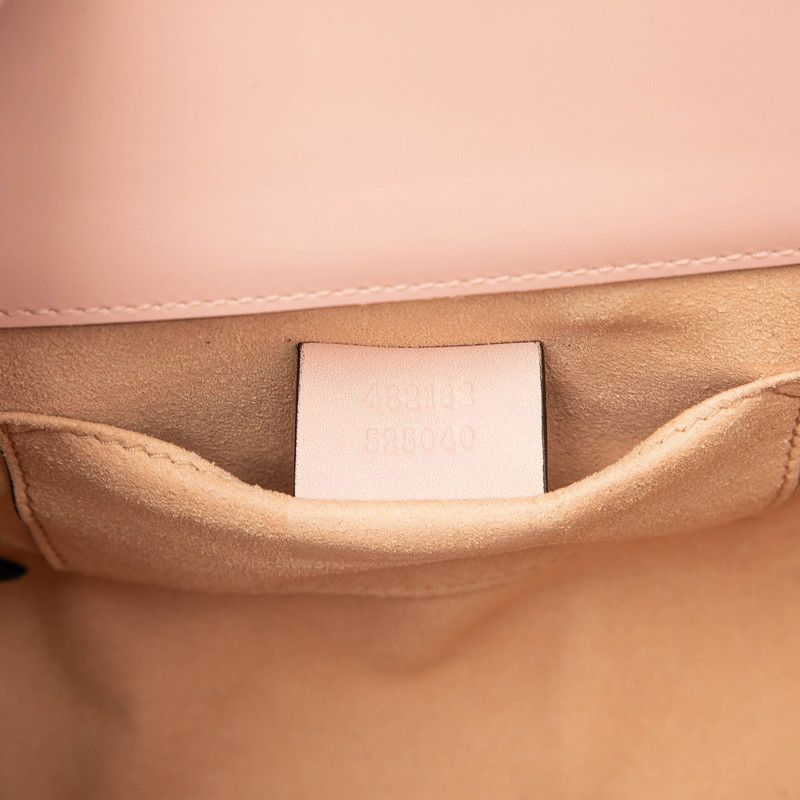 Gucci Padlock Star Bijou Chain Shoulder Bag 432182 Pink Leather Women's Gucci