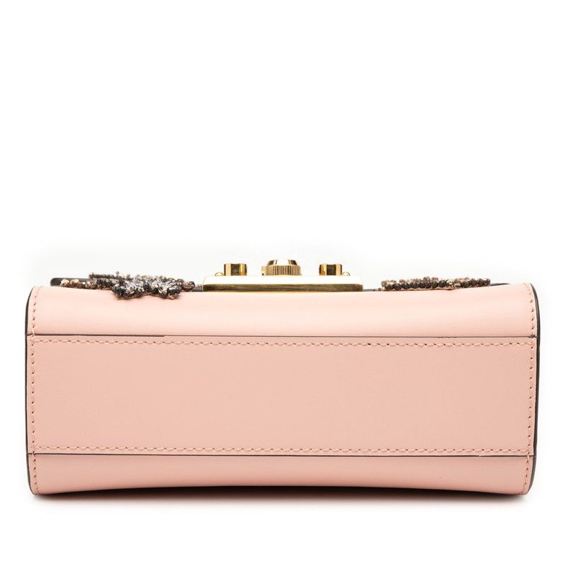 Gucci Padlock Star Bijou Chain Shoulder Bag 432182 Pink Leather Women's Gucci