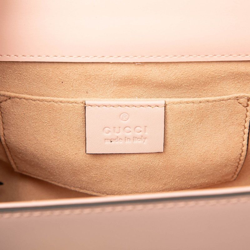 Gucci Padlock Star Bijou Chain Shoulder Bag 432182 Pink Leather Women's Gucci