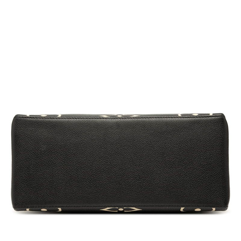 Louis Vuitton Bicolor Monogram Empreinte Petit Palais PM M58913 Black Beige