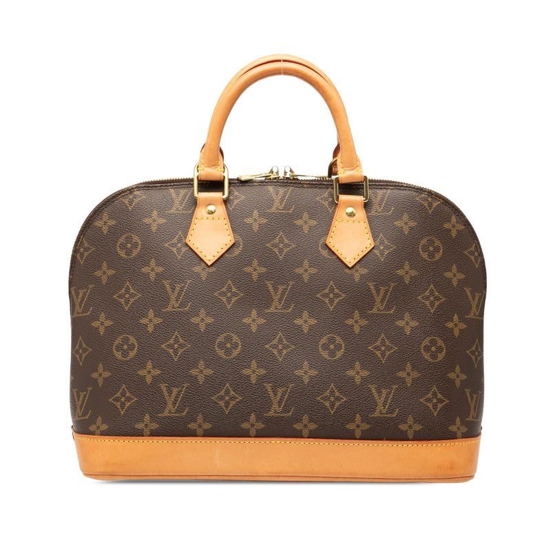 Louis Vuitton Monogram Alma PM M53151 Brown PVC Leather Women's Louis Vuitton