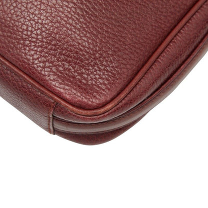 Cartier Mustline Wine Red Bordeaux Leather Ladies Cartier