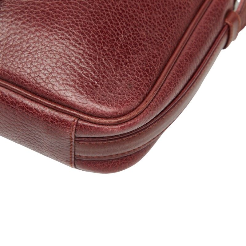 Cartier Mustline Wine Red Bordeaux Leather Ladies Cartier