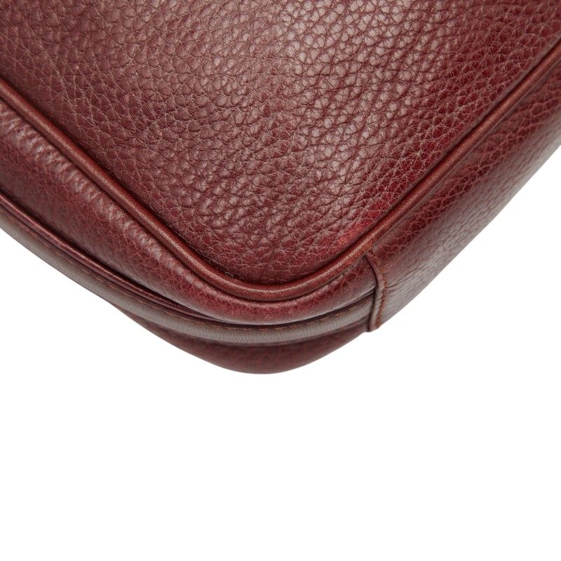 Cartier Mustline Wine Red Bordeaux Leather Ladies Cartier