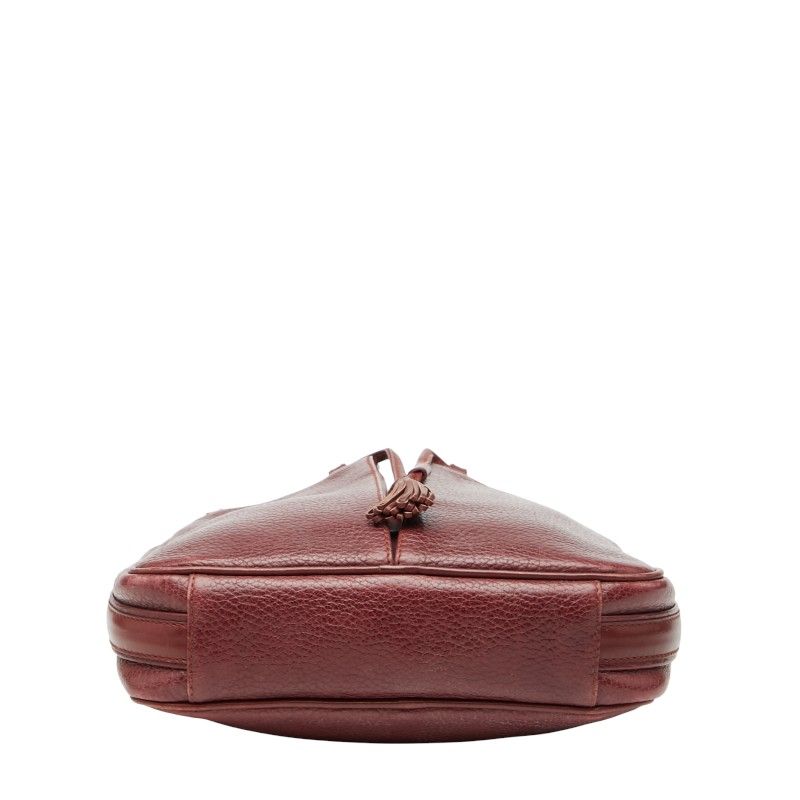 Cartier Mustline Wine Red Bordeaux Leather Ladies Cartier