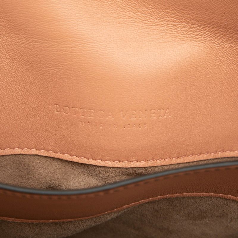 Bottega Veneta Piazza Shoulder Bag Handbag 2way Red Beige Pink Leather Ladies