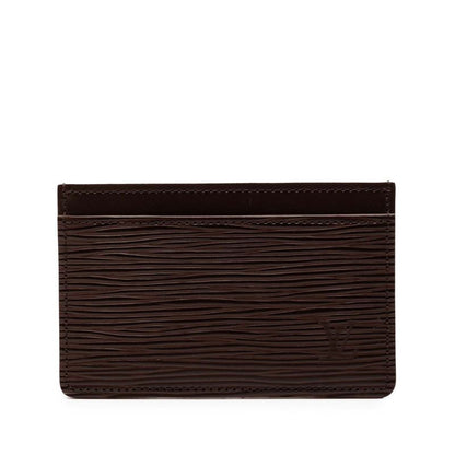 Louis Vuitton Epi Porto Carte Sample Card Case Pass Case M6351d Mocha Brown