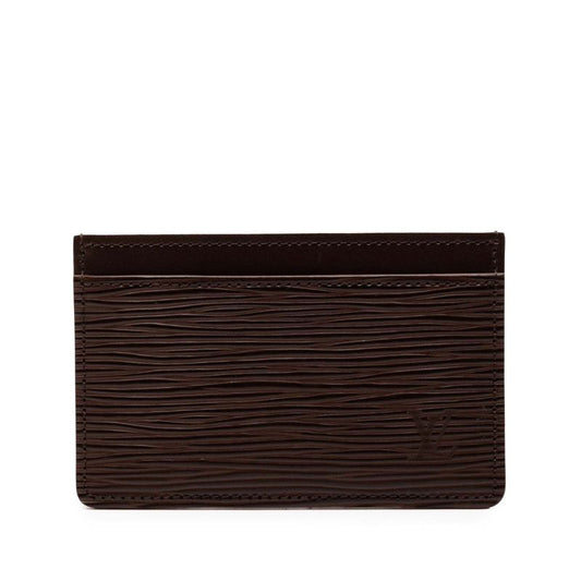 Louis Vuitton Epi Porto Carte Sample Card Case Pass Case M6351d Mocha Brown