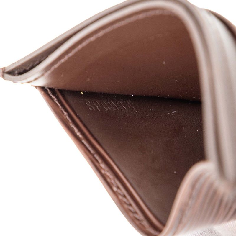 Louis Vuitton Epi Porto Carte Sample Card Case Pass Case M6351d Mocha Brown