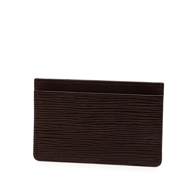 Louis Vuitton Epi Porto Carte Sample Card Case Pass Case M6351d Mocha Brown