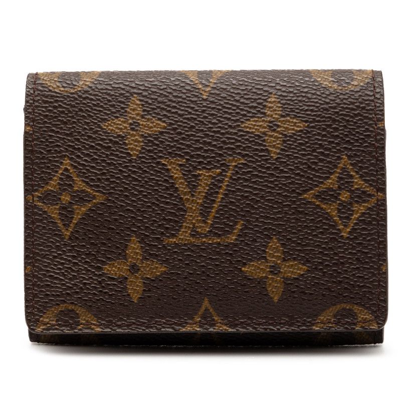 Louis Vuitton Monogram Anvelope Carte de Visite Card Case Business Card Holder